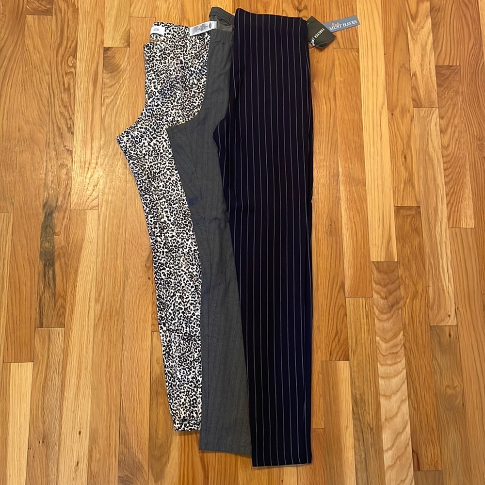 3 pair of leggings